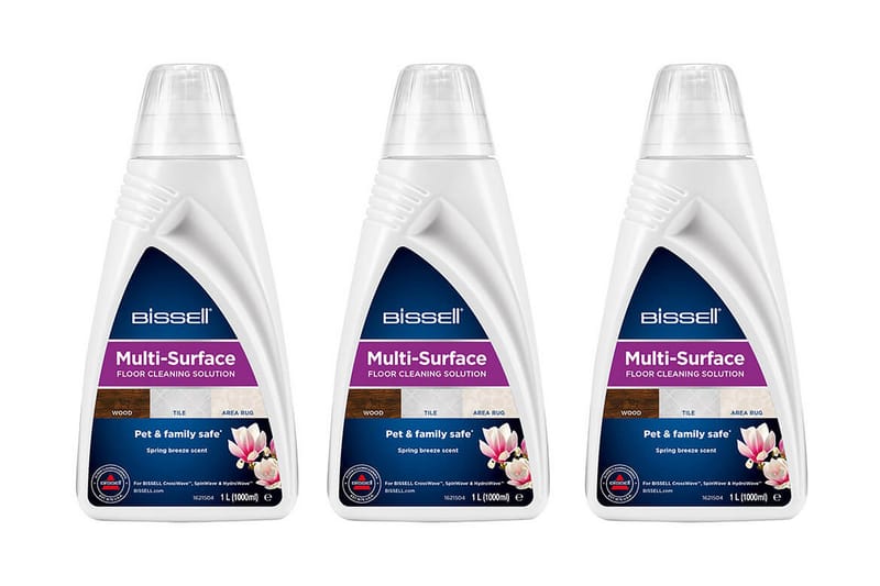 Golvrengöringsmedel Bissell Multi-Surface 1L 3-pack, Blå||Vit