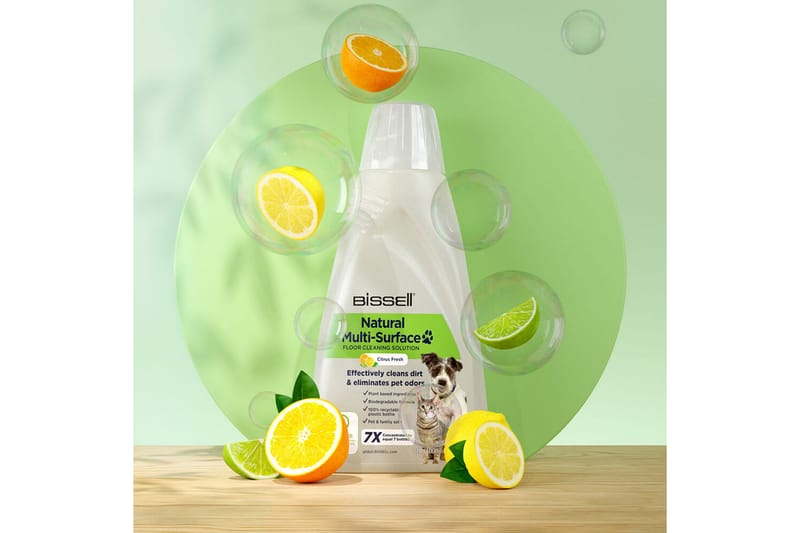 Golvrengöringsmedel Bissell Natural Multi-Surface Husdjur - Vit||Grön - Hushåll - Städ & klädvård - Dammsugare