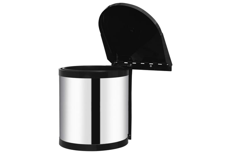 Inbyggd sophink rostfritt stål 12 L - Silver - Hushåll - Städ & klädvård - Källsortering & avfallshantering