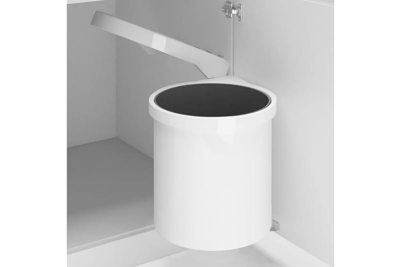 Inbyggd sophink plast 8 L - Vit - Hushåll - Städ & klädvård - Källsortering & avfallshantering