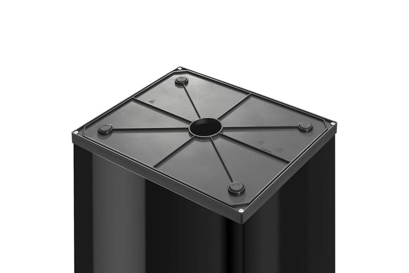 Hailo Soptunna Big-Box Swing storlek XL 52 L svart 0860-241 - Soptunna & avfallskärl
