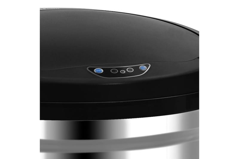 Soptunna med automatisk sensor 40 L rostfritt stål - Silver - Hushåll - Städ & klädvård - Källsortering & avfallshantering