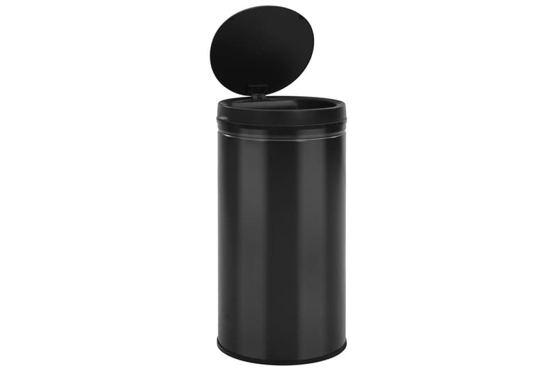 Soptunna med automatisk sensor 60 L kolstål svart - Svart - Hushåll - Städ & klädvård - Källsortering & avfallshantering