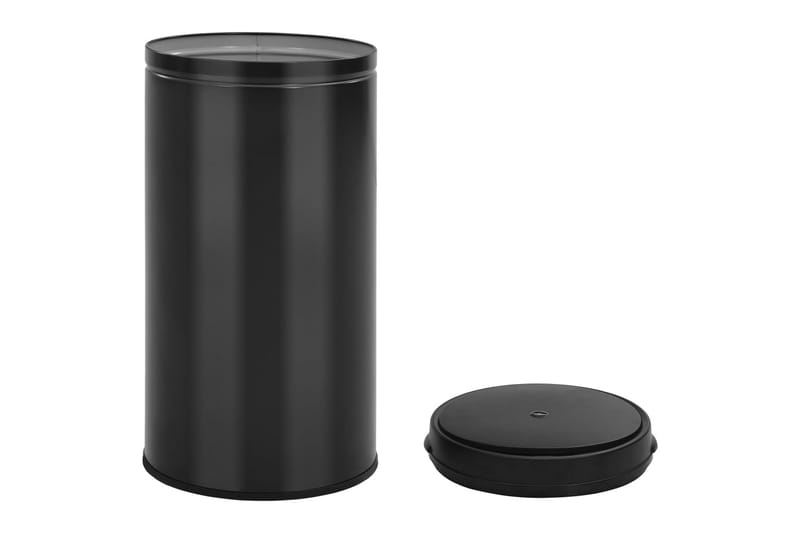 Soptunna med automatisk sensor 60 L kolstål svart - Svart - Hushåll - Städ & klädvård - Källsortering & avfallshantering