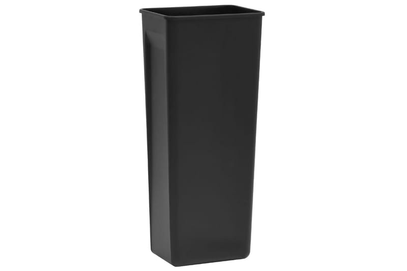 Soptunna med pedal anti-fingeravtryck 30 L svart rostfritt s - Svart - Hushåll - Städ & klädvård - Källsortering & avfallshantering