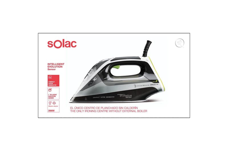 Ångstrykjärn Solac Intelligent Evolution Sensor 2800W - Flerfärgad - Hushåll - Städ & klädvård - Klädvård