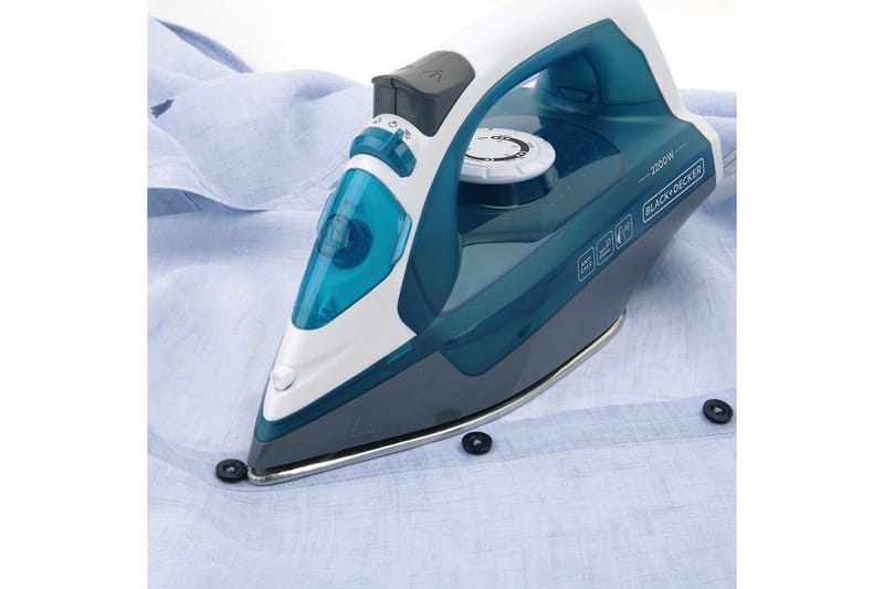 Ångstrykjärn Black+Decker 2200W Blå - Blå||Svart - Hushåll - Städ & klädvård - Klädvård