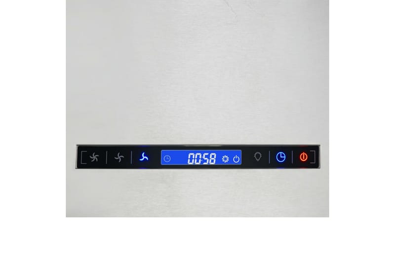 Hängande köksfläkt touchsensor LCD 55 cm rostfritt stål - Silver - Hushåll - Vitvaror - Köksfläkt & spisfläkt - Frihängande köksfläkt