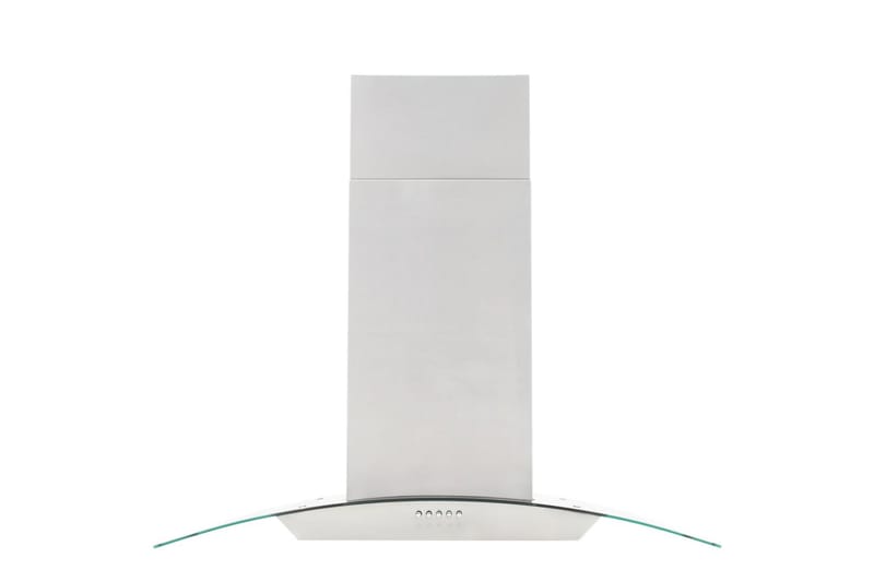 Köksfläkt för köksö 90 cm rostfritt stål 756 m³/tim LED - Silver - Frihängande köksfläkt