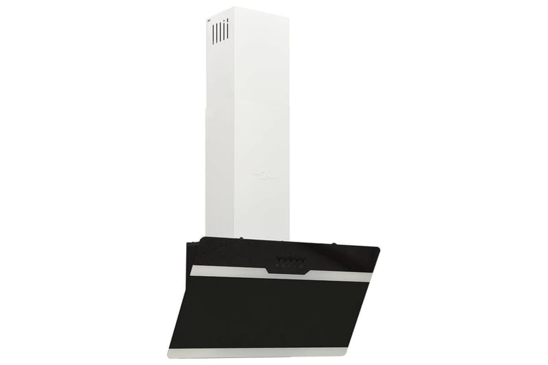 Köksfläkt 60 cm stål och härdat glas svart - Svart - Hushåll - Vitvaror - Köksfläkt & spisfläkt - Vägghängd köksfläkt