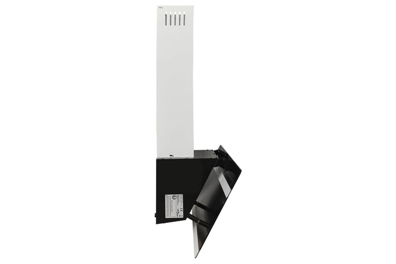 Köksfläkt 90 cm stål och härdat glas svart - Svart - Hushåll - Vitvaror - Köksfläkt & spisfläkt - Vägghängd köksfläkt