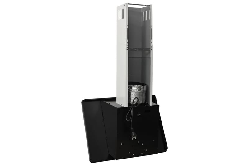 Köksfläkt 60 cm rostfritt stål och härdat glas svart - Svart - Hushåll - Vitvaror - Köksfläkt & spisfläkt - Vägghängd köksfläkt