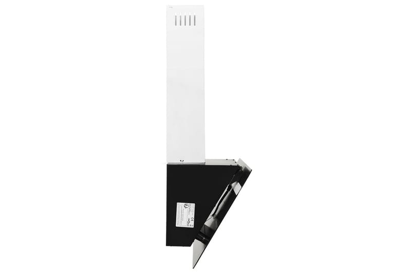 Köksfläkt 60 cm stål och härdat glas svart - Svart - Hushåll - Vitvaror - Köksfläkt & spisfläkt - Vägghängd köksfläkt