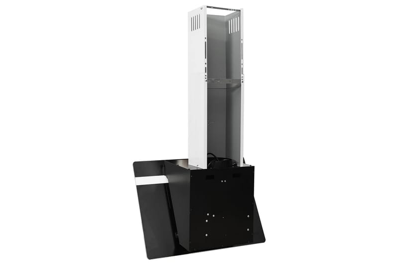 Köksfläkt 60 cm stål och härdat glas svart - Svart - Hushåll - Vitvaror - Köksfläkt & spisfläkt - Vägghängd köksfläkt