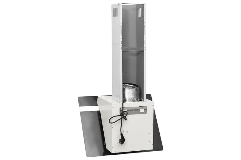 Köksfläkt 60 cm stål och härdat glas vit - Vit - Hushåll - Vitvaror - Köksfläkt & spisfläkt - Vägghängd köksfläkt