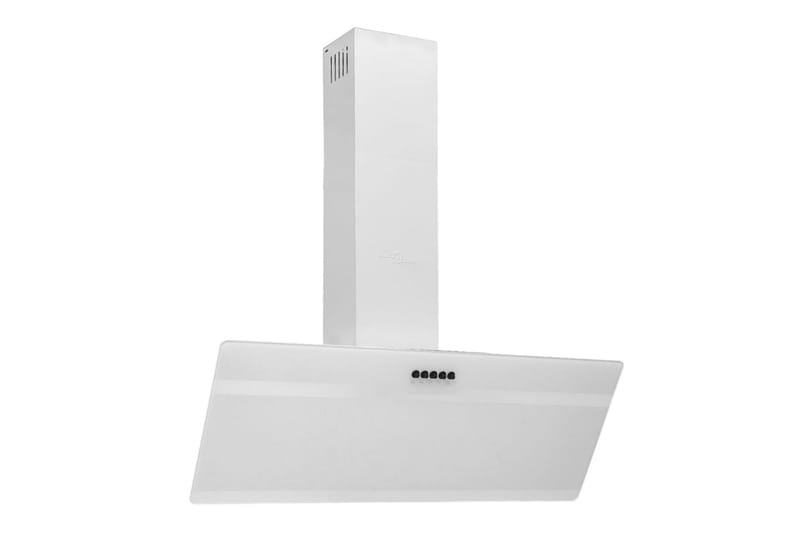 Köksfläkt 90 cm stål och härdat glas vit - Vit - Hushåll - Vitvaror - Köksfläkt & spisfläkt - Vägghängd köksfläkt