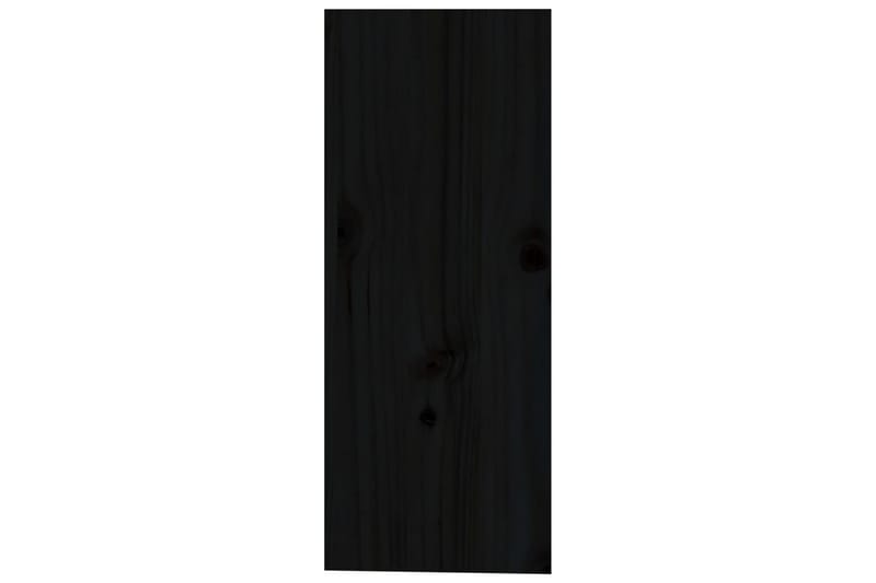 beBasic Vinskåp svart 62x25x62 cm massiv furu - Black - Köksredskap & kökstillbehör - Vinkyl - Bygga utekök