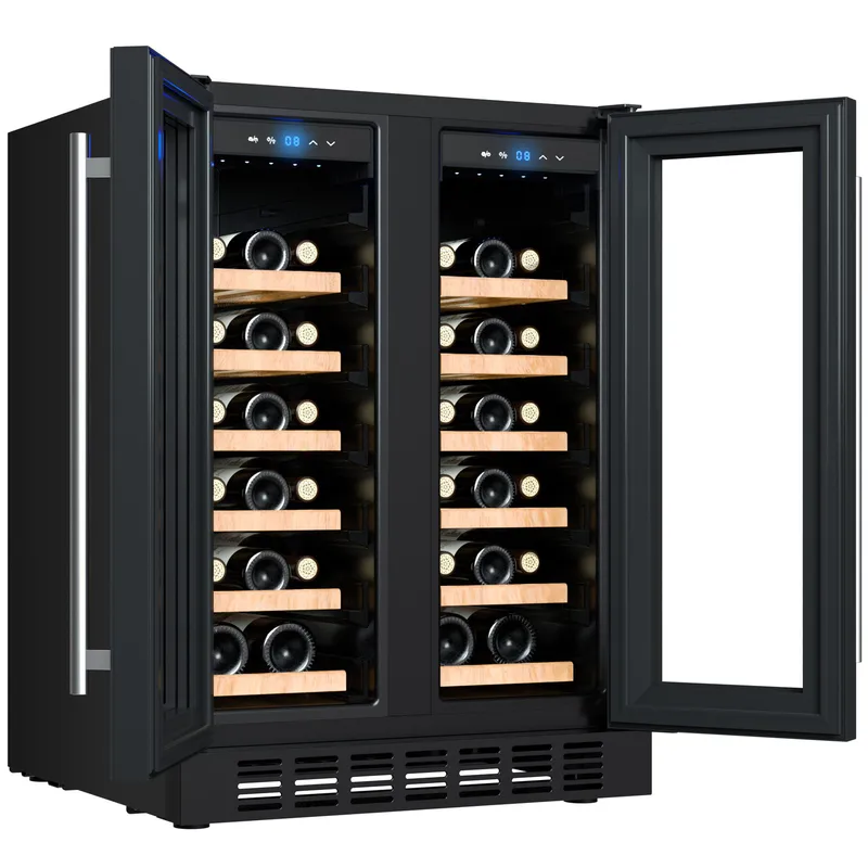 Inbyggbar vinkyl 34 flaskor | 2 temperaturzoner | Tystgående, undefined