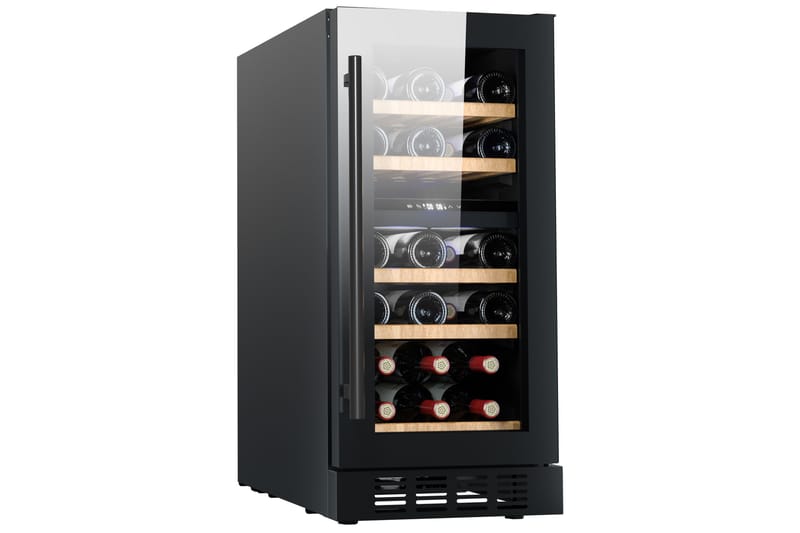 Inbyggbar vinkyl för 26 flaskor med LED-belysning, undefined