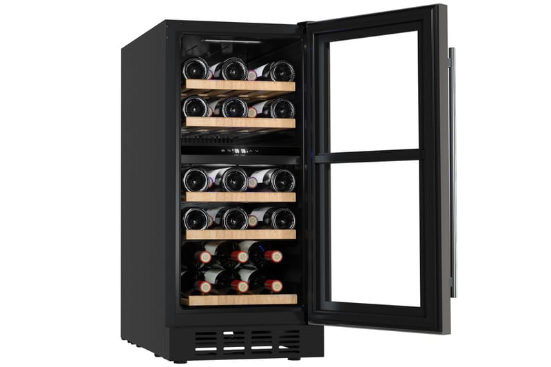 Inbyggbar vinkyl för 26 flaskor med LED-belysning - Hushåll - Vitvaror - Kyl och frys - Kylskåp - Vinkyl