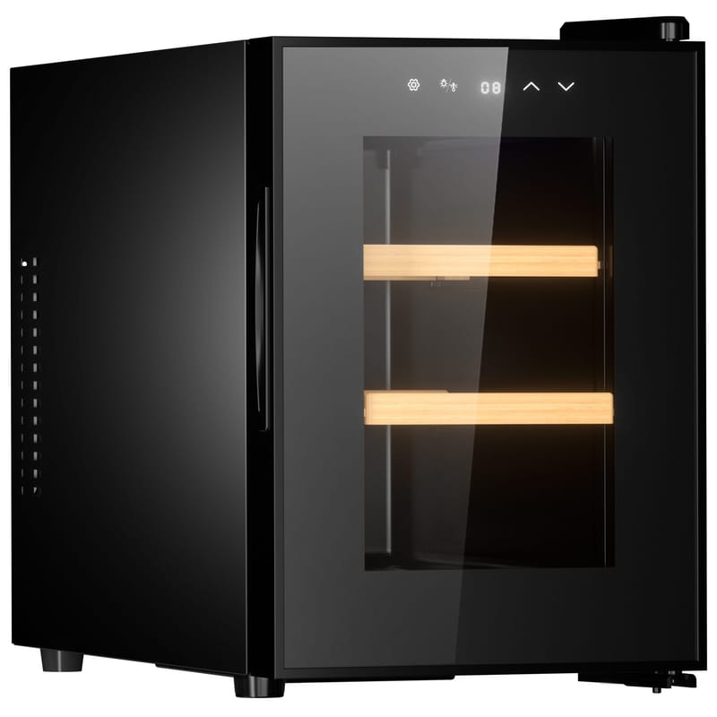 Liten vinkyl 6 flaskor | Extra tystgående | LED-belysning | 26,5cm smal - Hushåll - Vitvaror - Kyl och frys - Kylskåp - Vinkyl