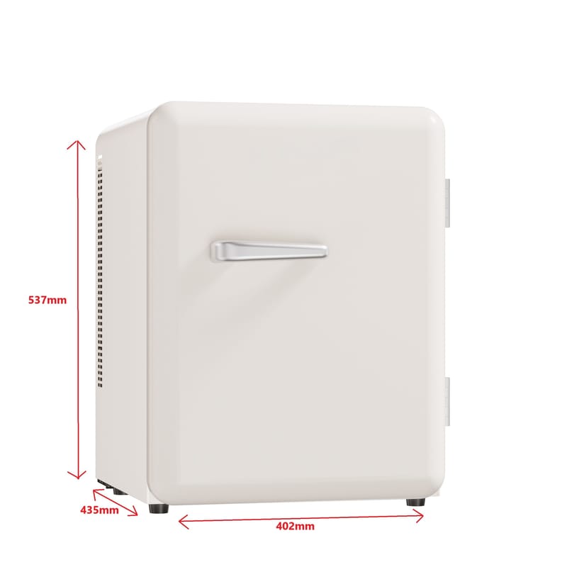 Retro Minikylskåp | 31 L | Vit - Hushåll - Vitvaror - Kyl och frys - Kylskåp - Minikyl