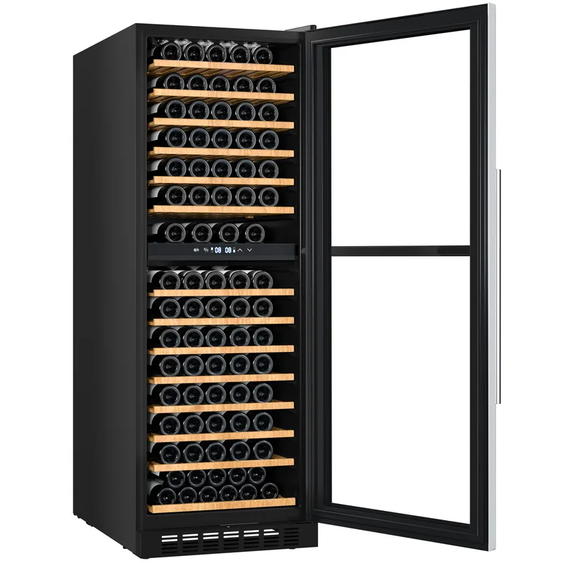 Stor fristående vinkyl 163 flaskor | 2 temperaturzoner | Tystgående, undefined