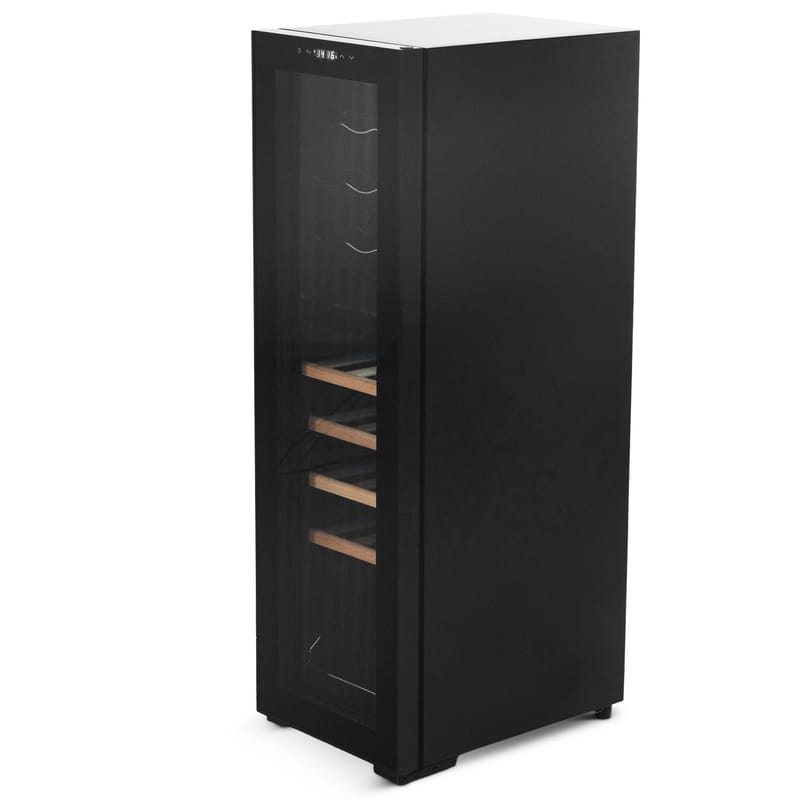 Vinkyl 27 flaskor | 2 kylzoner | Tystgående | Svart - Hushåll - Vitvaror - Kyl och frys - Kylskåp - Vinkyl