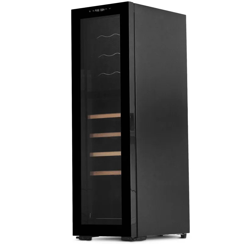 Vinkyl 27 flaskor | 2 kylzoner | Tystgående | Svart - Hushåll - Vitvaror - Kyl och frys - Kylskåp - Vinkyl