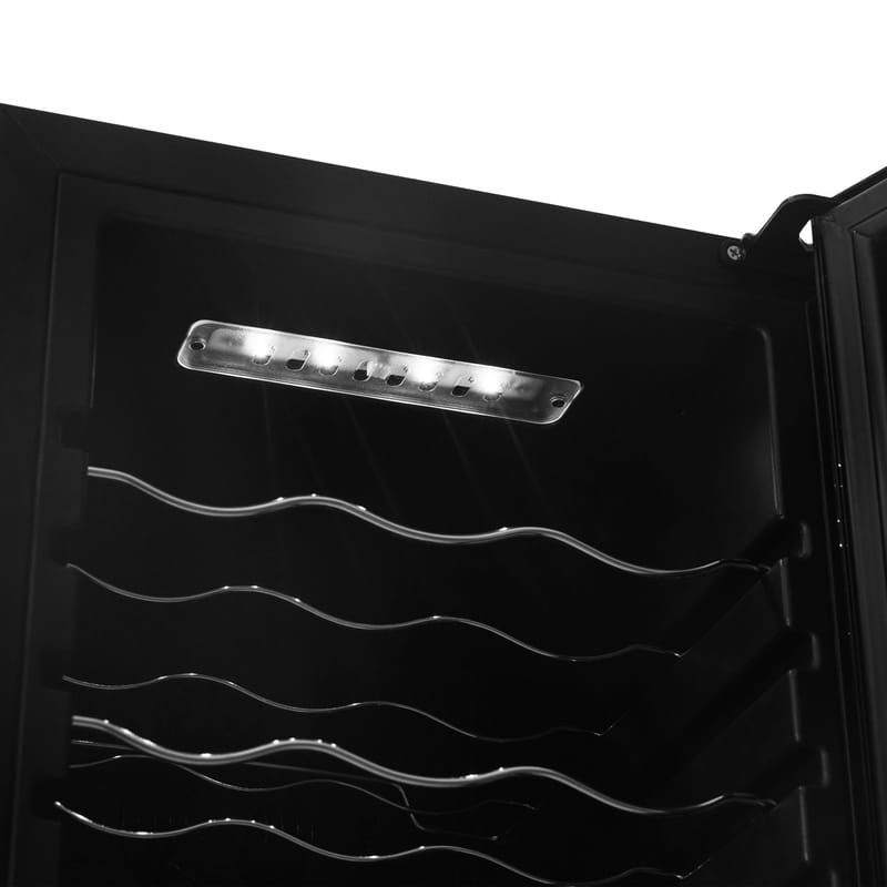 Vinkyl 27 flaskor | 2 kylzoner | Tystgående | Svart - Hushåll - Vitvaror - Kyl och frys - Kylskåp - Vinkyl