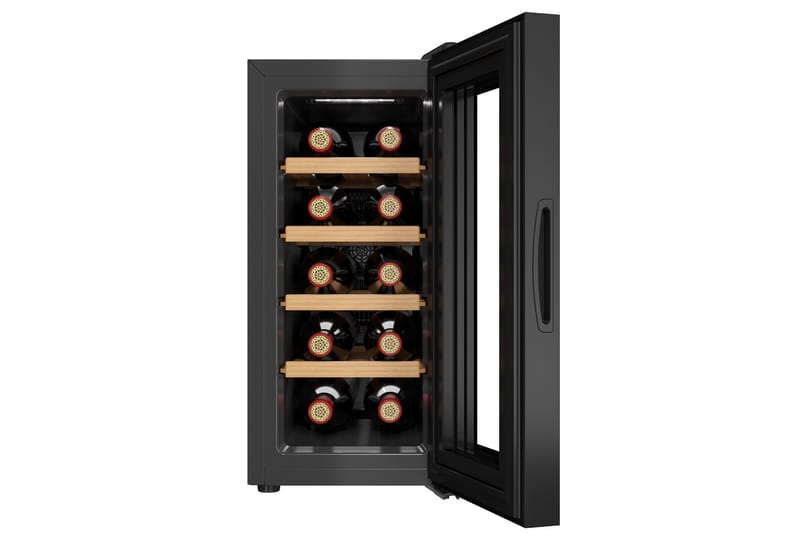 Vinkyl för 10 flaskor med LED-belysning - Hushåll - Vitvaror - Kyl och frys - Kylskåp - Vinkyl