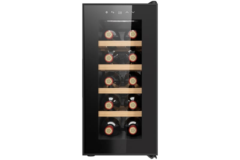 Vinkyl för 10 flaskor med LED-belysning - Hushåll - Vitvaror - Kyl och frys - Kylskåp - Vinkyl