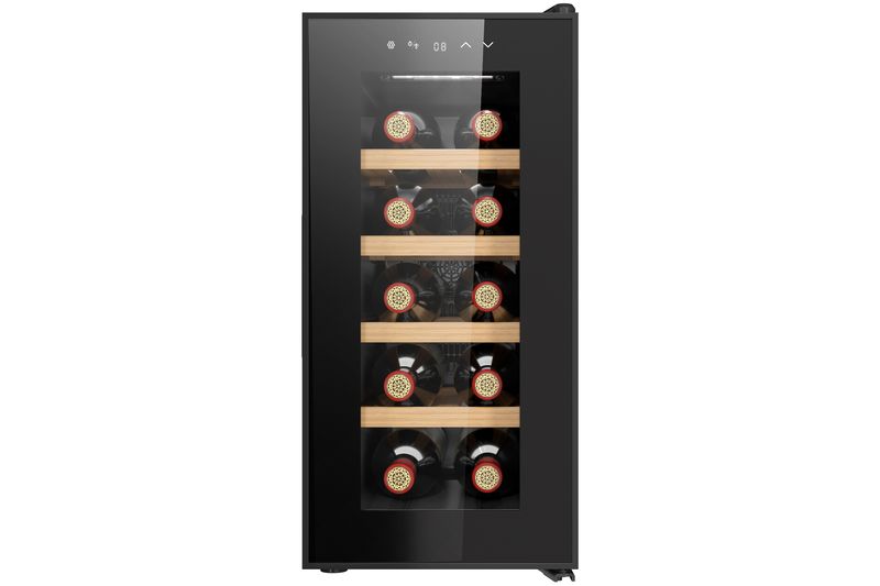 Vinkyl för 10 flaskor med LED-belysning - Hushåll - Vitvaror - Kyl och frys - Kylskåp - Vinkyl