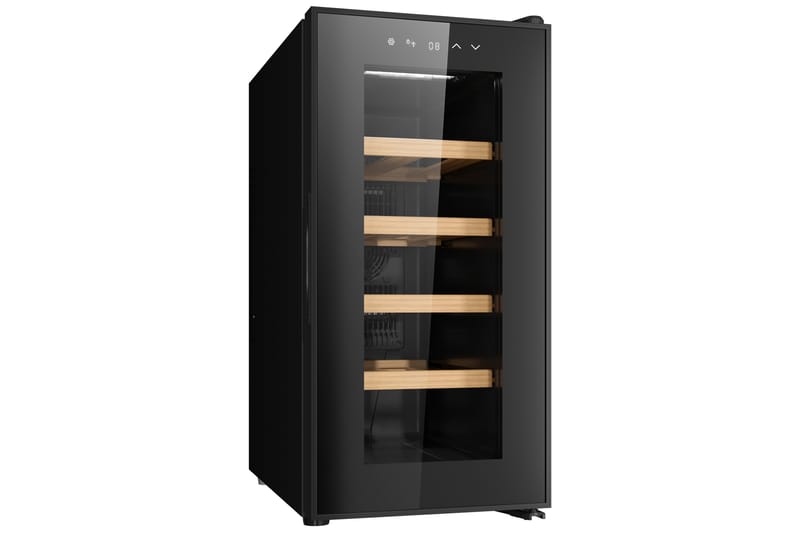 Vinkyl för 10 flaskor med LED-belysning - Hushåll - Vitvaror - Kyl och frys - Kylskåp - Vinkyl