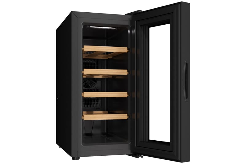 Vinkyl för 10 flaskor med LED-belysning - Hushåll - Vitvaror - Kyl och frys - Kylskåp - Vinkyl