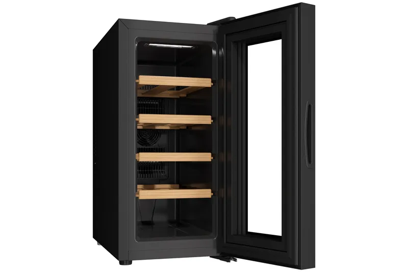 Vinkyl för 10 flaskor med LED-belysning - Hushåll - Vitvaror - Kyl och frys - Kylskåp - Vinkyl