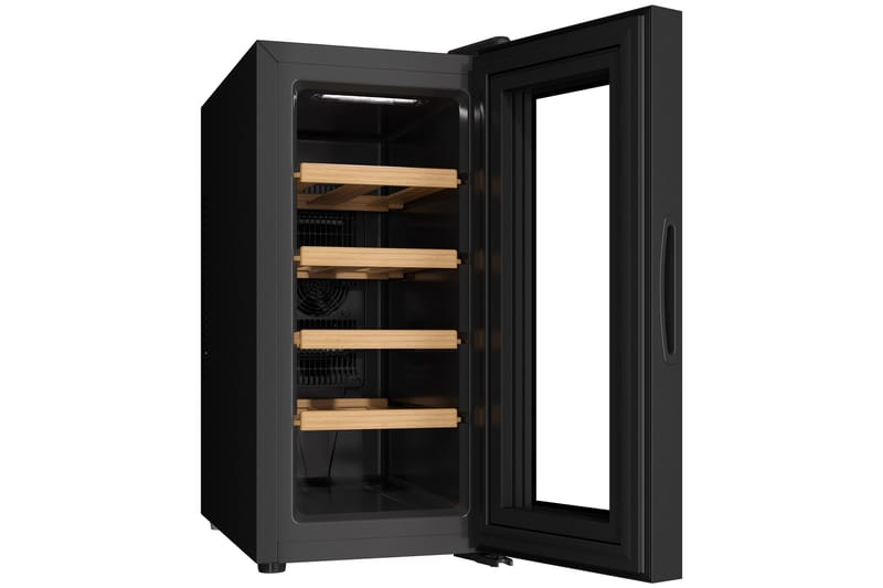 Vinkyl för 10 flaskor med LED-belysning - Hushåll - Vitvaror - Kyl och frys - Kylskåp - Vinkyl