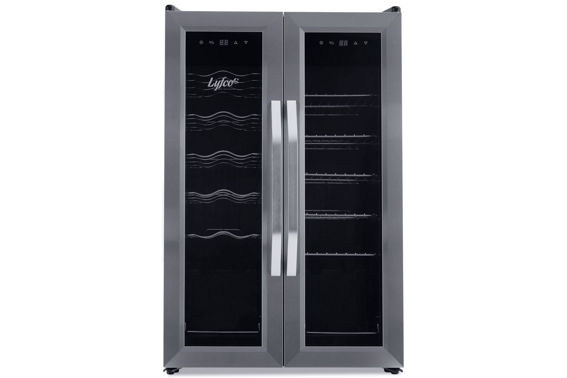 Kombinerad vin- & ölkyl 24 flaskor/66 burkar Silver - Lyfco