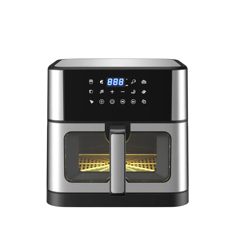 Stor Airfryer 10L | Genomskinligt fönster | 10 Förinställda Program | Lyfco, undefined