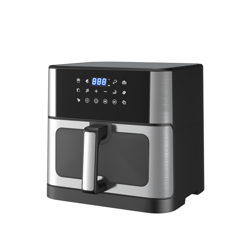 Stor Airfryer 10L | Genomskinligt fönster | 10 Förinställda Program | Lyfco - Hushåll - Vitvaror - Ugn - Varmluftsugn