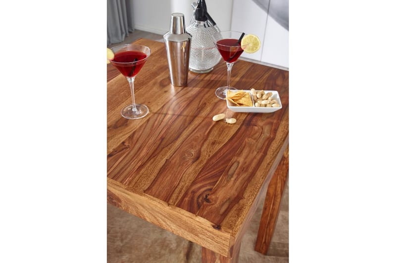 Barbord Wohnling Stabilt Massivt Trä Sheesham 80 x 80 x 110 cm - Möbler - Bord & matgrupper - Barbord & ståbord