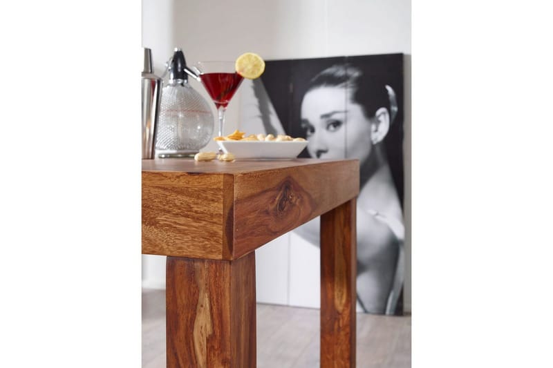 Barbord Wohnling Stabilt Massivt Trä Sheesham 80 x 80 x 110 cm - Möbler - Bord & matgrupper - Barbord & ståbord