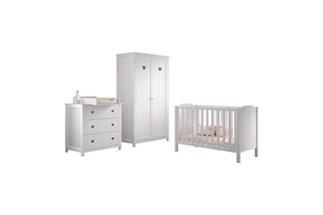Amori Möbelset för Barnrum - Vit - Möbler - Barnmöbler - Barnmöbelset