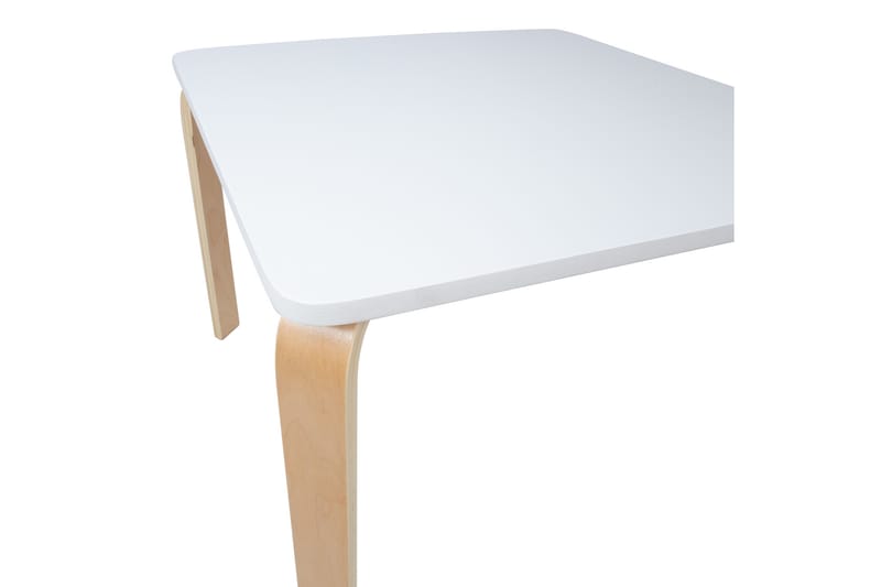Happy Barnbord 75x75xH50 cm Vit - Barnbord och stolar