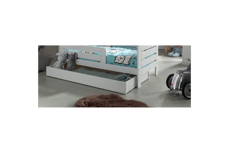 Låda Peuterbed Vit - Vit - Möbler - Barnmöbler - Barnbord - Sängbord barn & nattduksbord barn