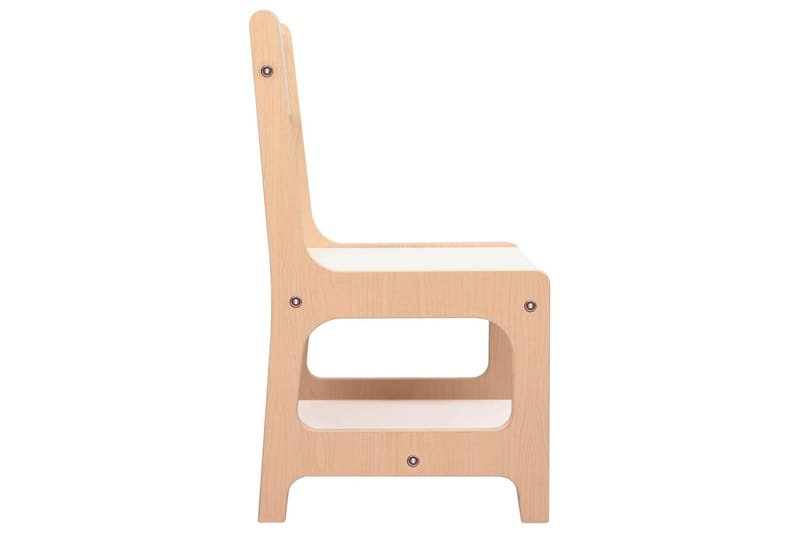 Barnbord med 2 stolar MDF - Brun - Barnbord