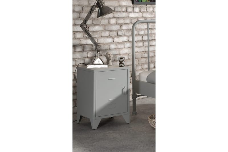 Nattduksbord Bronxx Grå - Grå - Möbler - Barnmöbler - Barnbord - Sängbord barn & nattduksbord barn