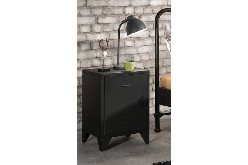 Nattduksbord Bronxx Svart - Svart - Möbler - Barnmöbler - Barnbord - Sängbord barn & nattduksbord barn