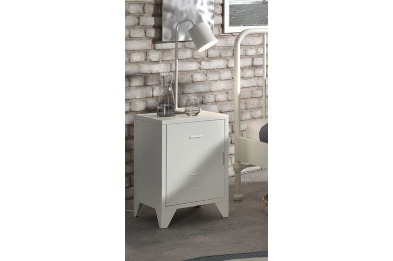 Nattduksbord Bronxx Vit - Vit - Möbler - Barnmöbler - Barnbord - Sängbord barn & nattduksbord barn