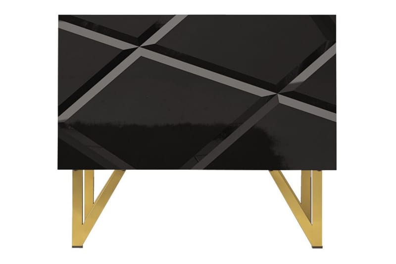 Glenndale Barnsängbord 47 cm - Svart - Möbler - Barnmöbler - Barnbord - Sängbord barn & nattduksbord barn